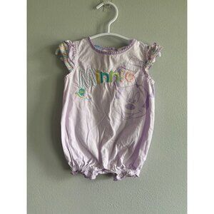 Y2K Minnie Mouse romper 0/3M
